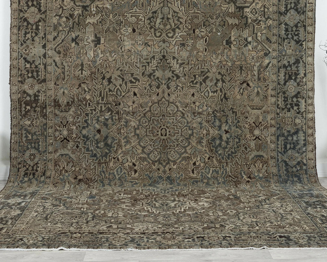 Multicolor Turkish Oushak Rug 8' x 11' Hand-Knotted | No. VR69496