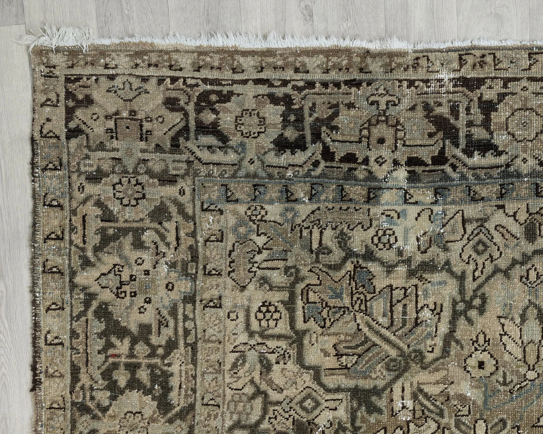 Multicolor Turkish Oushak Rug 8' x 11' Hand-Knotted | No. VR69496