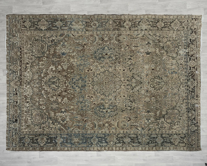 Multicolor Turkish Oushak Rug 8' x 11' Hand-Knotted | No. VR69496
