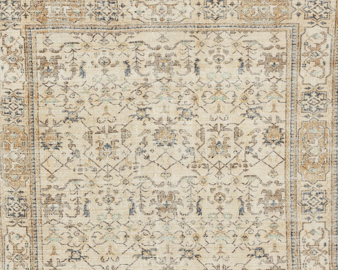 Multicolor Turkish Oushak Rug 6'9" x 9'9" Hand-Knotted view