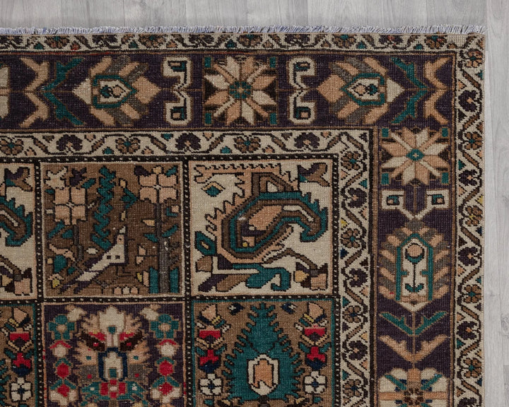 Multicolor Turkish Oushak Rug 6'8" x 9'10" Hand-Knotted | No. VR69657