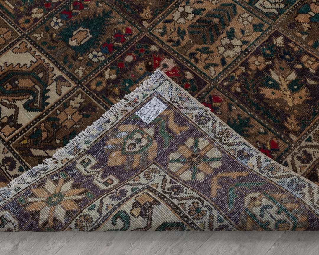 Multicolor Turkish Oushak Rug 6'8" x 9'10" Hand-Knotted | No. VR69657
