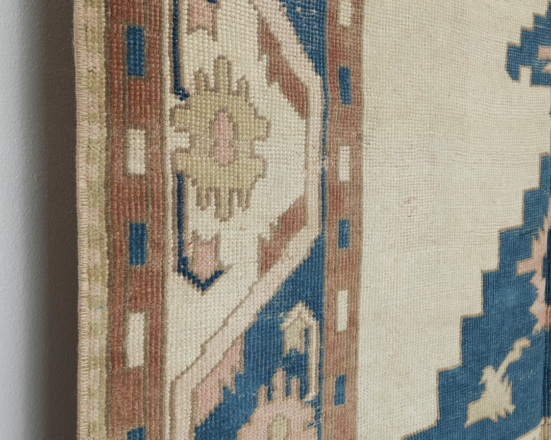 Multicolor Turkish Oushak Rug 5'5" x 7'10" Hand-Knotted | No. VR70041
