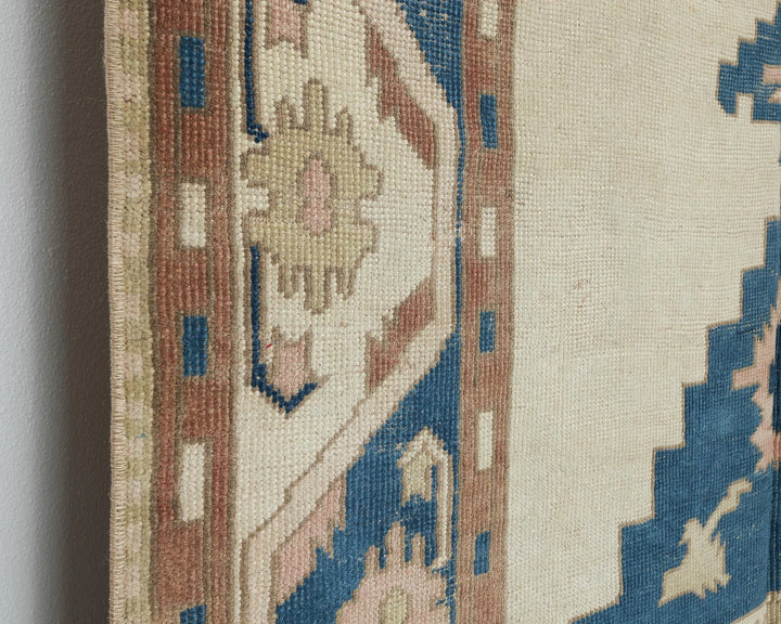 Multicolor Turkish Oushak Rug 5'5" x 7'10" Hand-Knotted | No. VR70041