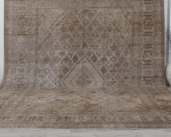 Multicolor Turkish Oushak Rug 9'7" x 12'10" Hand-Knotted | No. VR70050