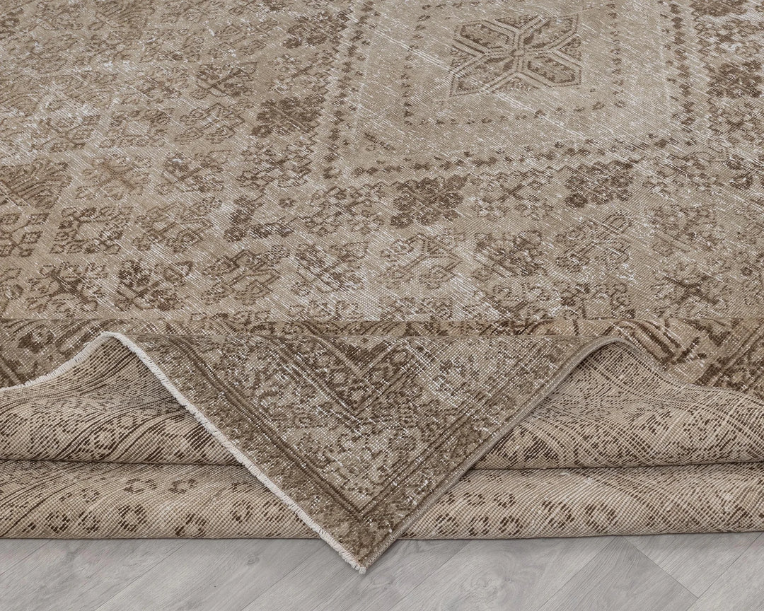 Multicolor Turkish Oushak Rug 9'7" x 12'10" Hand-Knotted | No. VR70050