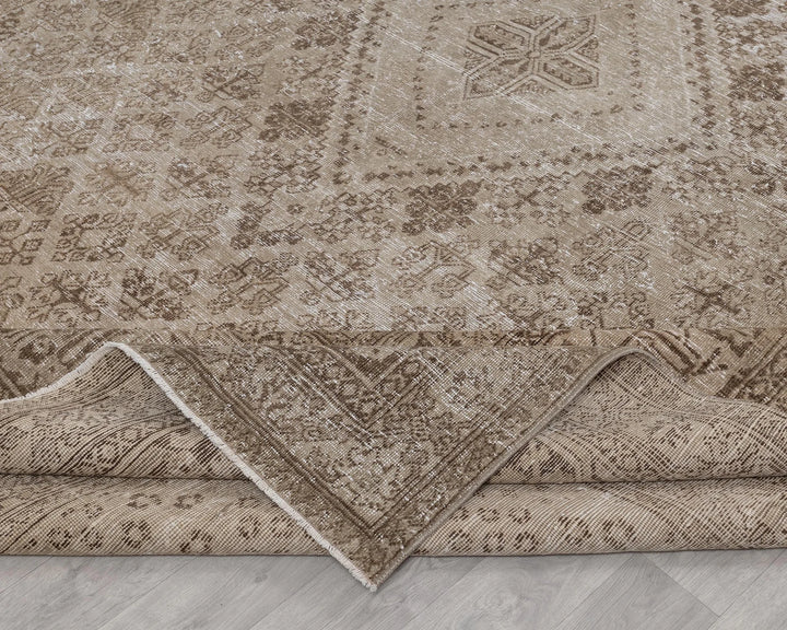 Multicolor Turkish Oushak Rug 9'7" x 12'10" Hand-Knotted | No. VR70050