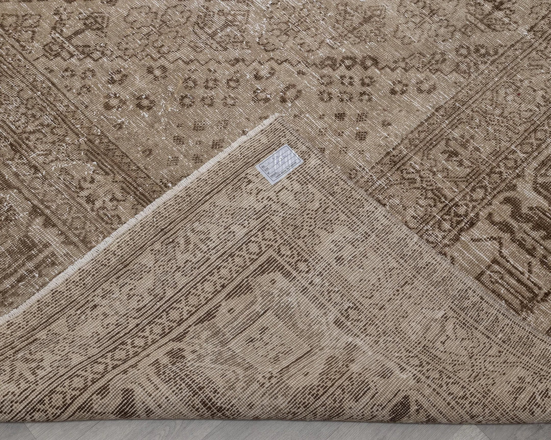 Multicolor Turkish Oushak Rug 9'7" x 12'10" Hand-Knotted | No. VR70050