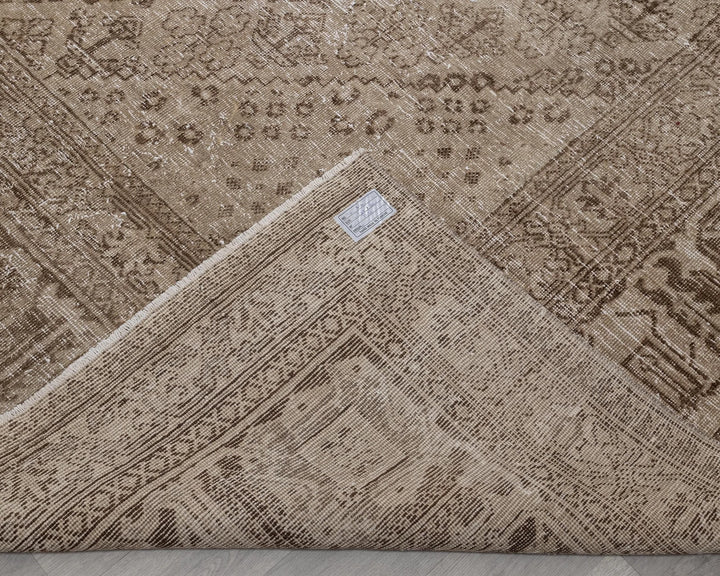 Multicolor Turkish Oushak Rug 9'7" x 12'10" Hand-Knotted | No. VR70050