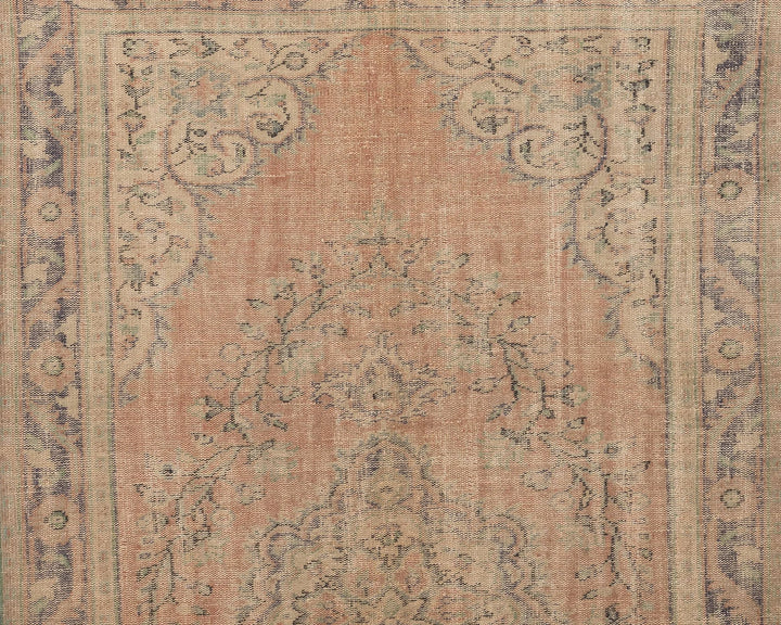 Multicolor Turkish Oushak Rug 6' x 10' 4" Hand-Knotted | No. VR70176