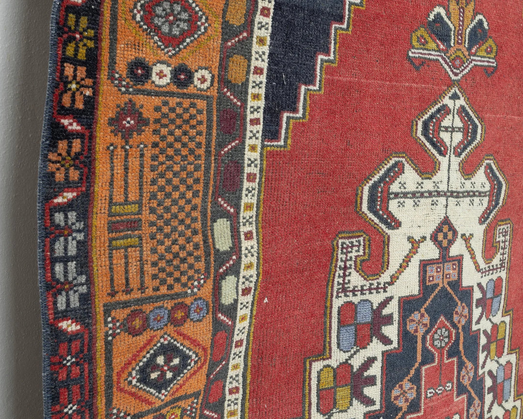 Multicolor Turkish Oushak Rug 8' x 4' 2" Hand-Knotted | No. VR70279