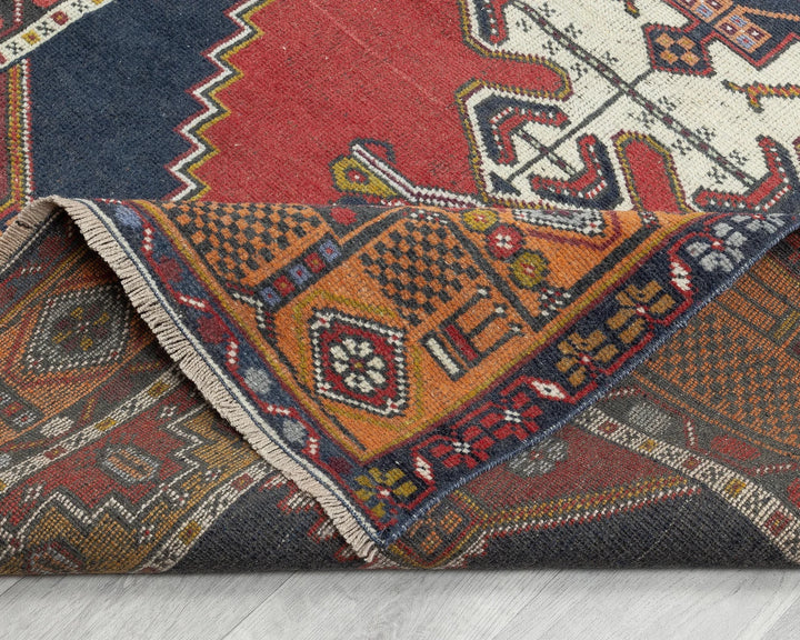 Multicolor Turkish Oushak Rug 8' x 4' 2" Hand-Knotted | No. VR70279