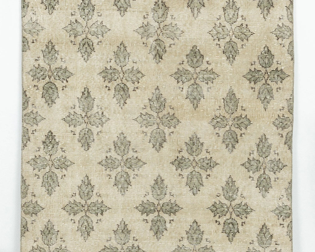 Multicolor Turkish Oushak Rug 6'10" x 7' Hand-Knotted | No. VR70337