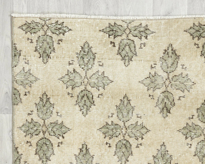 Multicolor Turkish Oushak Rug 6'10" x 7' Hand-Knotted | No. VR70337