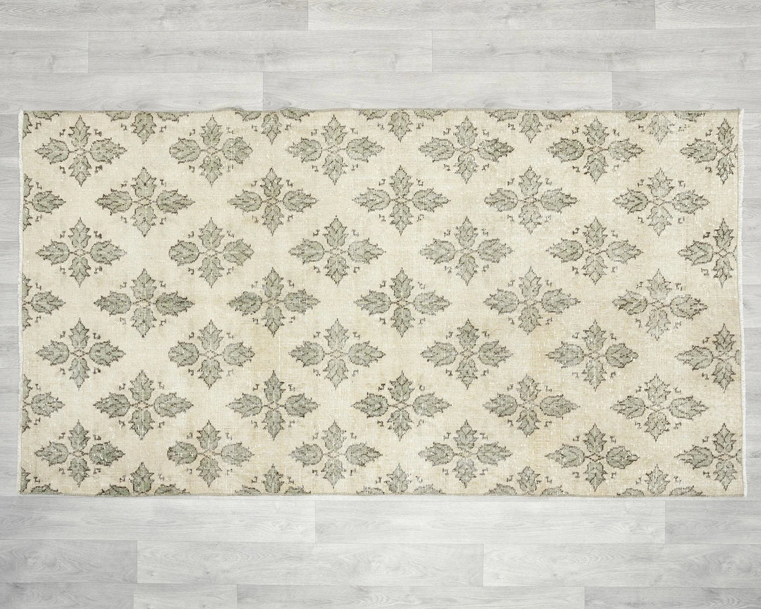 Multicolor Turkish Oushak Rug 6'10" x 7' Hand-Knotted | No. VR70337