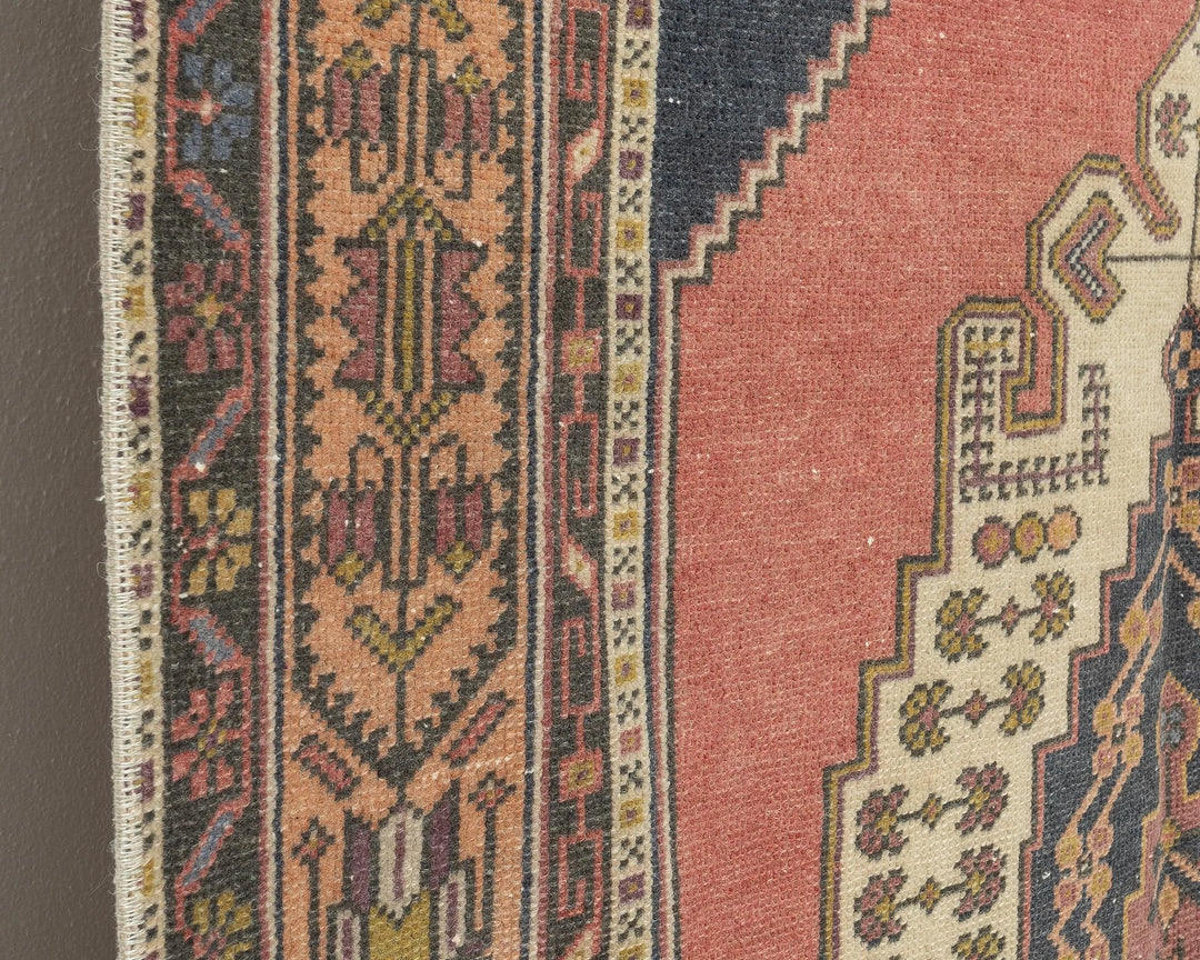 Multicolor Turkish Oushak Rug 7' 10" x 4' 3" Hand-Knotted | No. VR70384