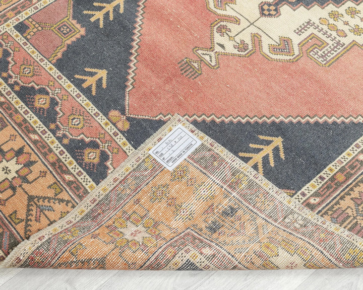 Multicolor Turkish Oushak Rug 7' 10" x 4' 3" Hand-Knotted | No. VR70384