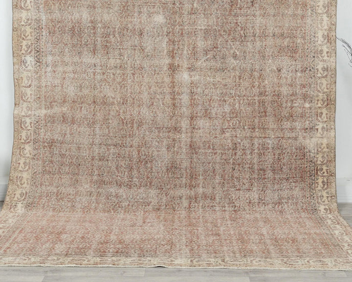 Multicolor Turkish Oushak Rug 7' 1" x 9' 6" Hand-Knotted | No. VR70401