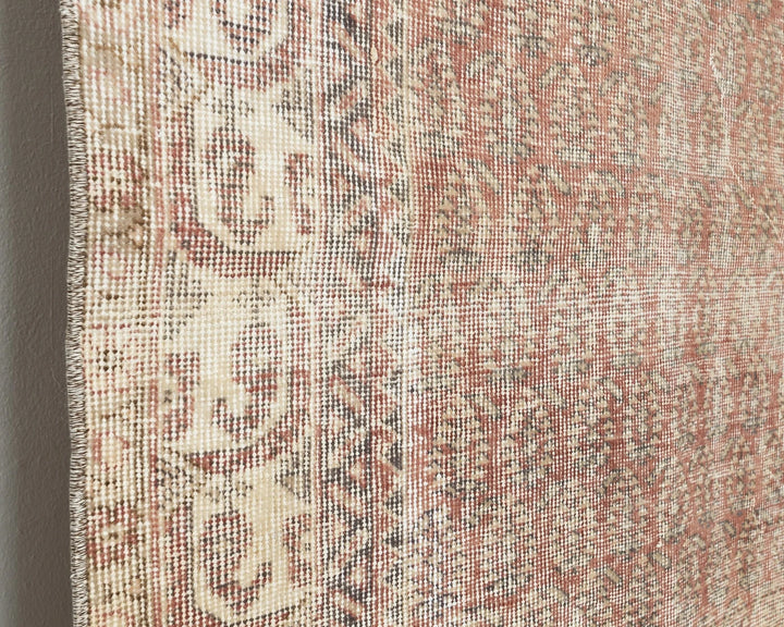 Multicolor Turkish Oushak Rug 7' 1" x 9' 6" Hand-Knotted | No. VR70401