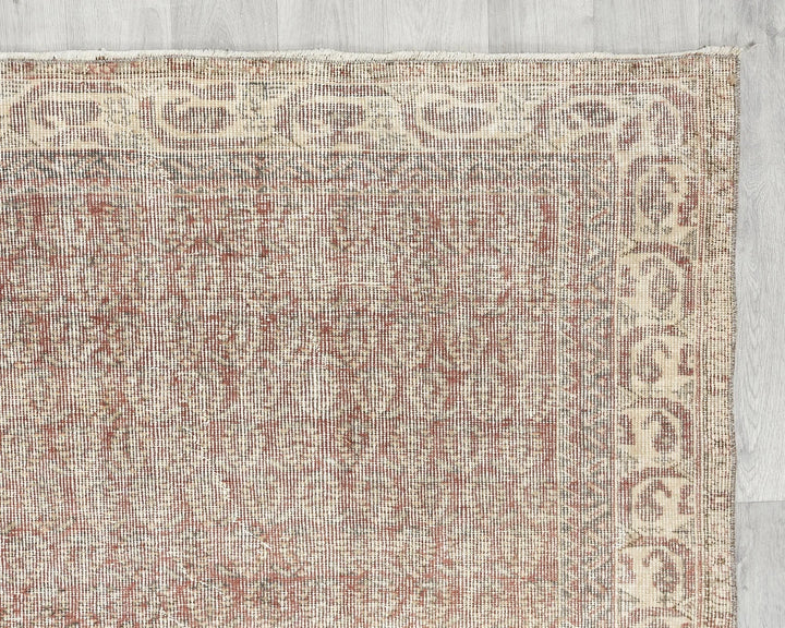 Multicolor Turkish Oushak Rug 7' 1" x 9' 6" Hand-Knotted | No. VR70401