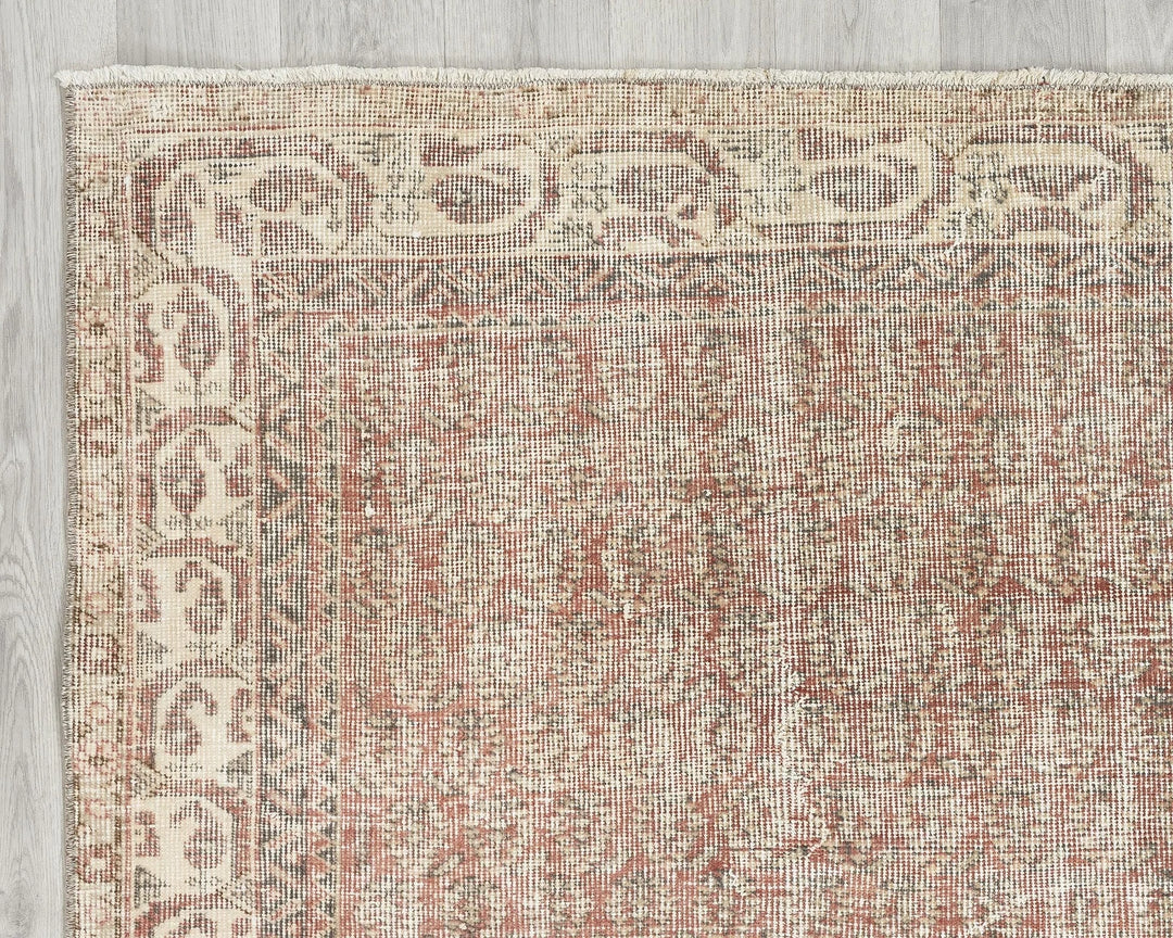 Multicolor Turkish Oushak Rug 7' 1" x 9' 6" Hand-Knotted | No. VR70401