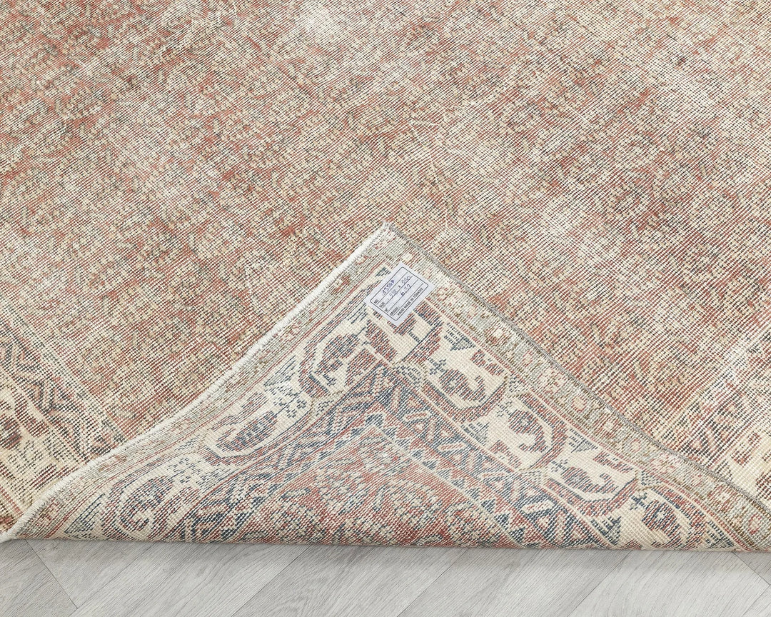 Multicolor Turkish Oushak Rug 7' 1" x 9' 6" Hand-Knotted | No. VR70401
