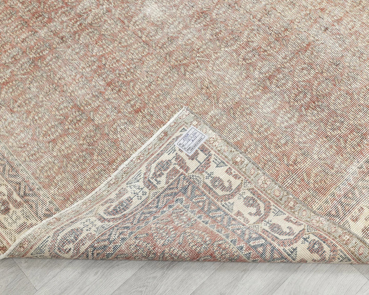 Multicolor Turkish Oushak Rug 7' 1" x 9' 6" Hand-Knotted | No. VR70401