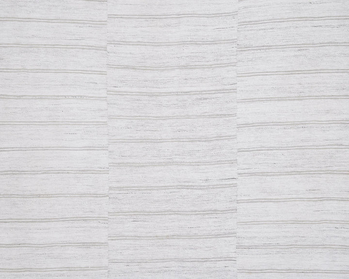 White Turkish Kilim Rug 5' 6" x 8' Flat-Weave | No. VR70551