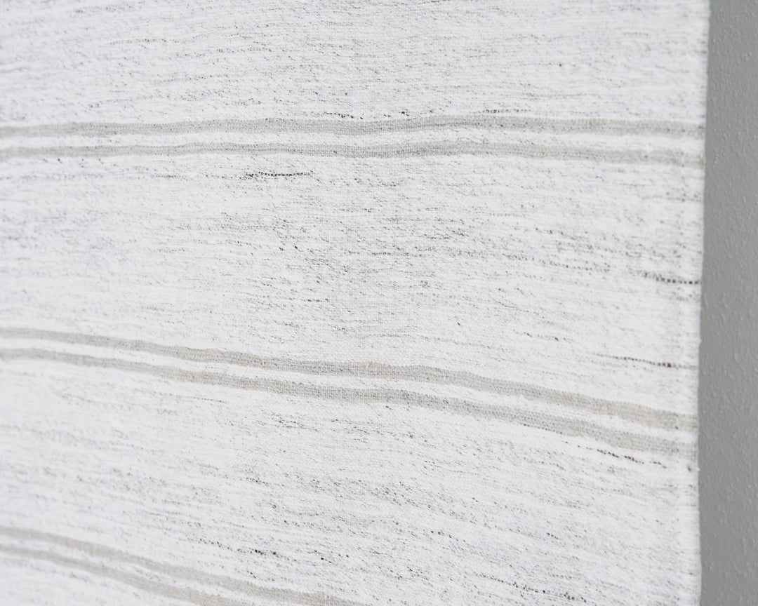 White Turkish Kilim Rug 5' 6" x 8' Flat-Weave | No. VR70551