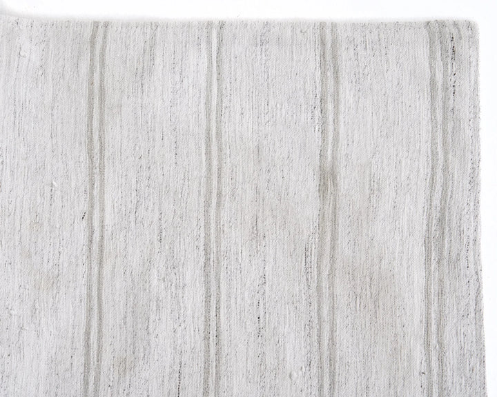White Turkish Kilim Rug 5' 6" x 8' Flat-Weave | No. VR70551