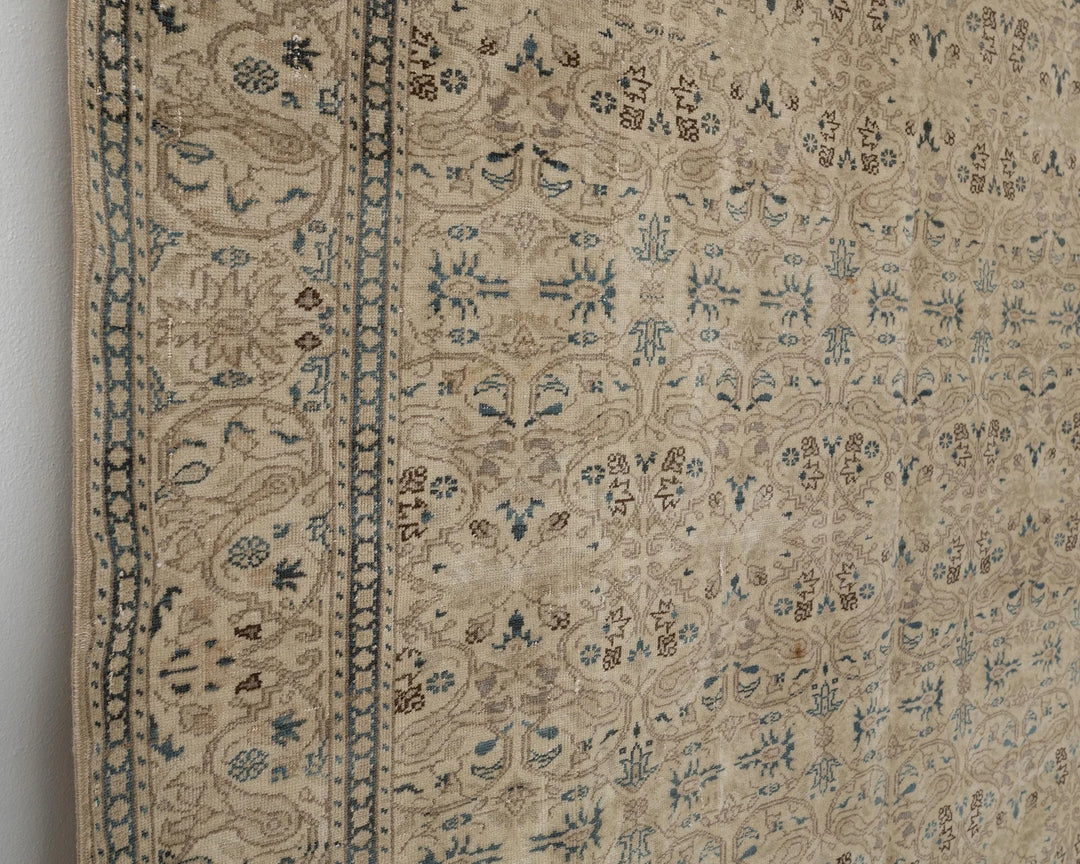 Multicolor Turkish Oushak Rug 6'2" x 9'8" Hand-Knotted | No. VR70714