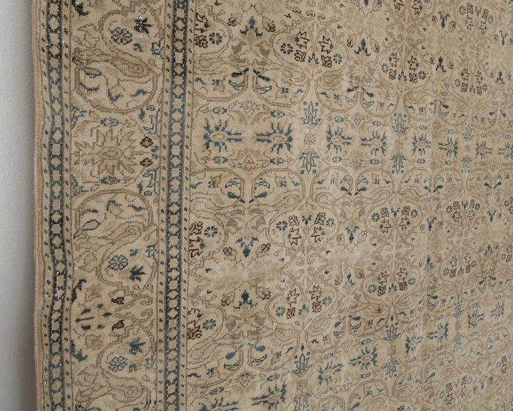 Multicolor Turkish Oushak Rug 6'2" x 9'8" Hand-Knotted | No. VR70714