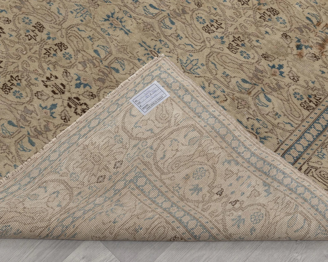 Multicolor Turkish Oushak Rug 6'2" x 9'8" Hand-Knotted | No. VR70714