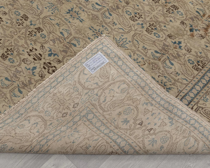 Multicolor Turkish Oushak Rug 6'2" x 9'8" Hand-Knotted | No. VR70714