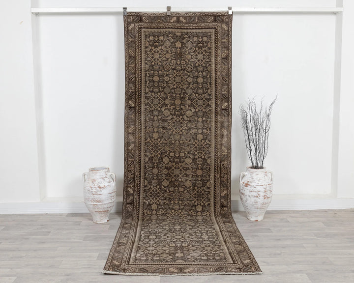 Multicolor Turkish Oushak Rug 3' 8" x 10' 6" Hand-Knotted | No. VR70817
