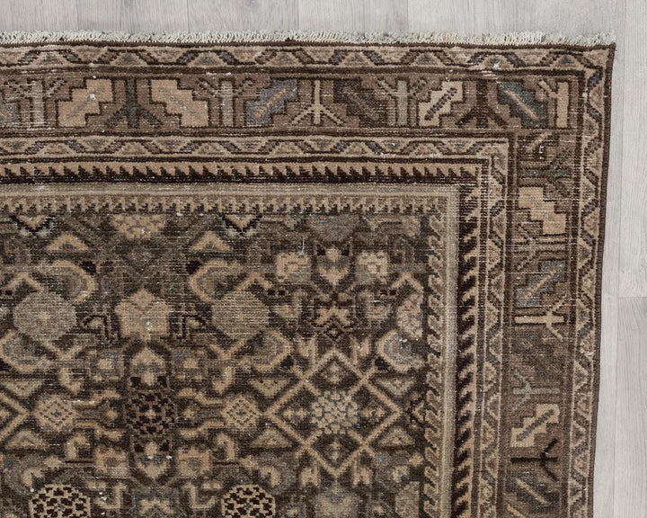 Multicolor Turkish Oushak Rug 3' 8" x 10' 6" Hand-Knotted | No. VR70817