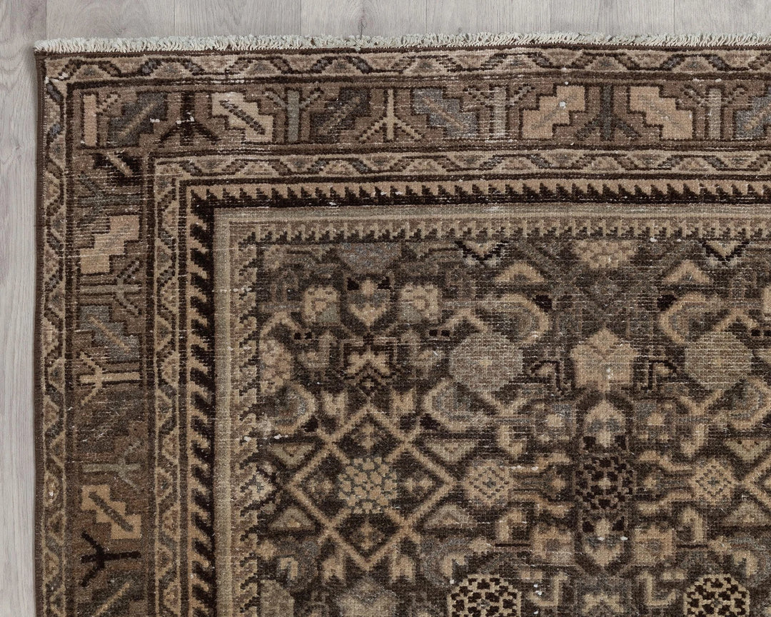 Multicolor Turkish Oushak Rug 3' 8" x 10' 6" Hand-Knotted | No. VR70817