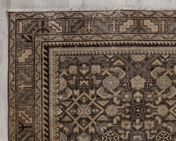 Multicolor Turkish Oushak Rug 3' 8" x 10' 6" Hand-Knotted | No. VR70817