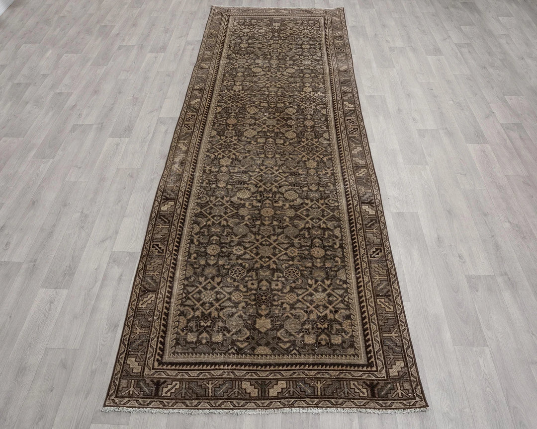 Multicolor Turkish Oushak Rug 3' 8" x 10' 6" Hand-Knotted | No. VR70817