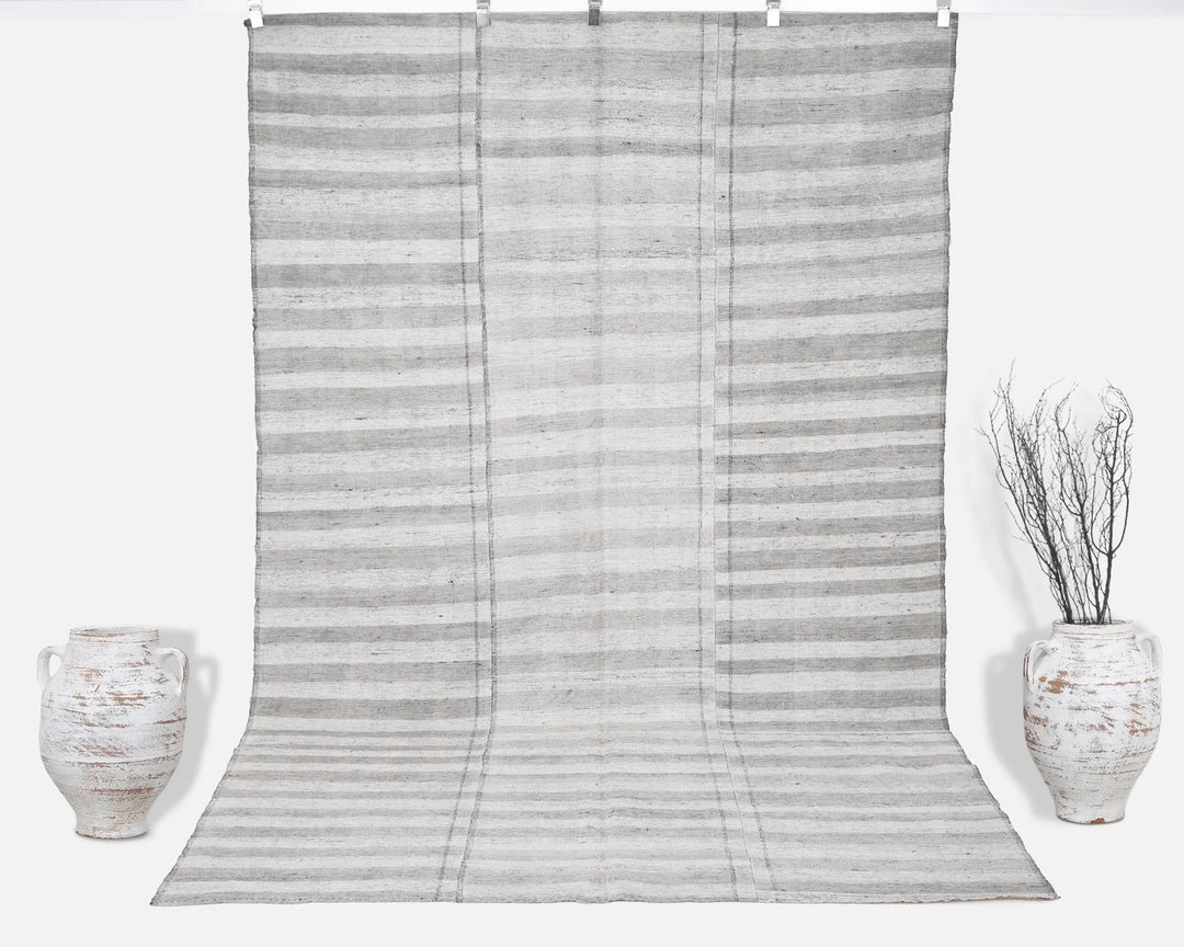 Multicolor Turkish Kilim Rug 6'5" x 9'10" Flat-Weave | No. VR70890