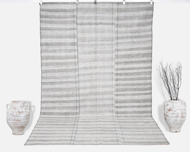 Multicolor Turkish Kilim Rug 6'5" x 9'10" Flat-Weave | No. VR70890