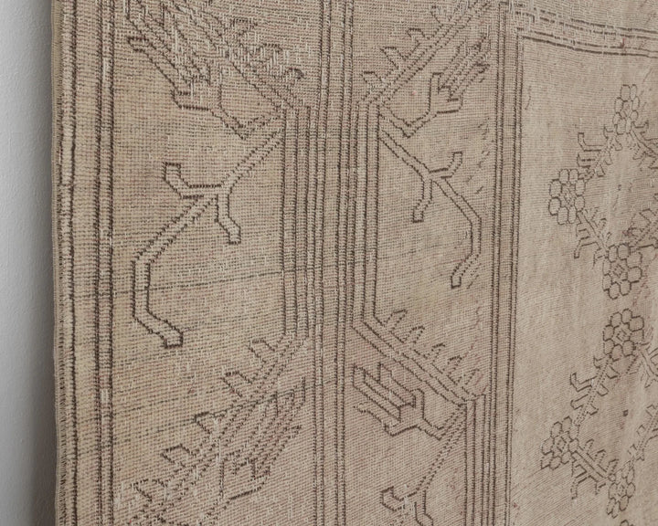 Multicolor Turkish Oushak Rug 6'8" x 9'7" Hand-Knotted | No. VR70903