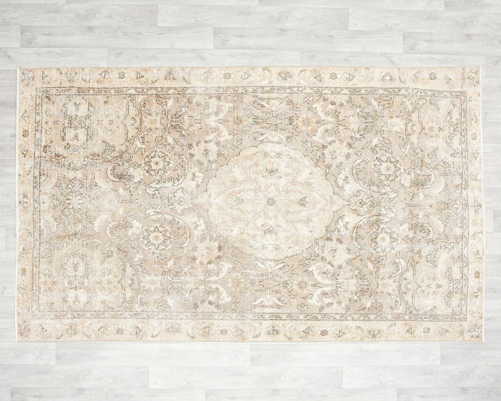 Multicolor Turkish Oushak Rug 5' x 8' Hand-Knotted | No. VR71192