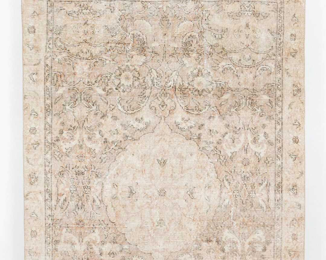 Multicolor Turkish Oushak Rug 5' x 8' Hand-Knotted | No. VR71192