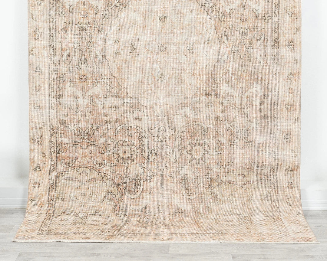 Multicolor Turkish Oushak Rug 5' x 8' Hand-Knotted | No. VR71192