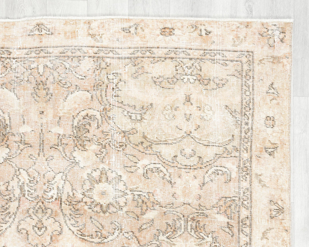 Multicolor Turkish Oushak Rug 5' x 8' Hand-Knotted | No. VR71192