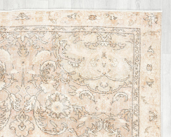 Multicolor Turkish Oushak Rug 5' x 8' Hand-Knotted | No. VR71192