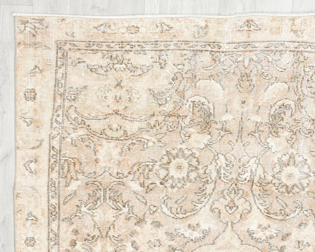 Multicolor Turkish Oushak Rug 5' x 8' Hand-Knotted | No. VR71192