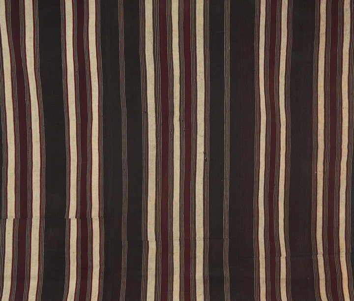 Brown Turkish Kilim Rug 7' 1" x 11' 8" Flat-Weave | No. VR71272