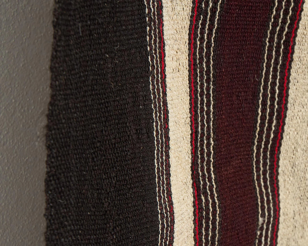 Brown Turkish Kilim Rug 7' 1" x 11' 8" Flat-Weave | No. VR71272